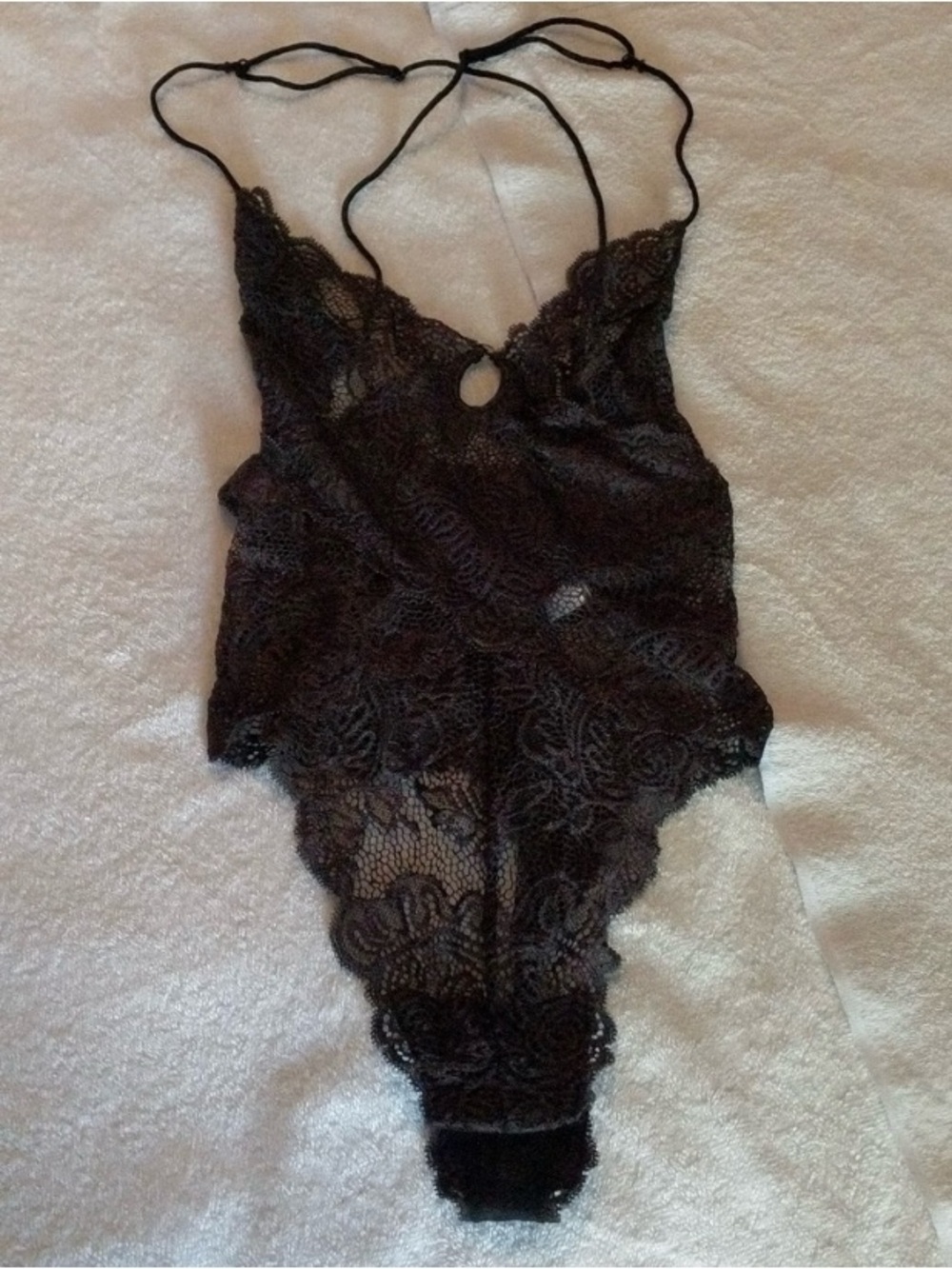 Victoria's Secret Black Lace Teddy or Bodysuit